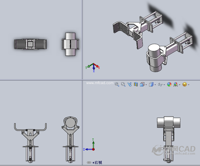 氣動手柄設(shè)計(jì)模型 基于SolidWorks的機(jī)械設(shè)備模型下載指南