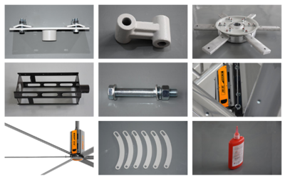 車站工業(yè)大風(fēng)扇 機(jī)械設(shè)備及核心配件設(shè)計解析